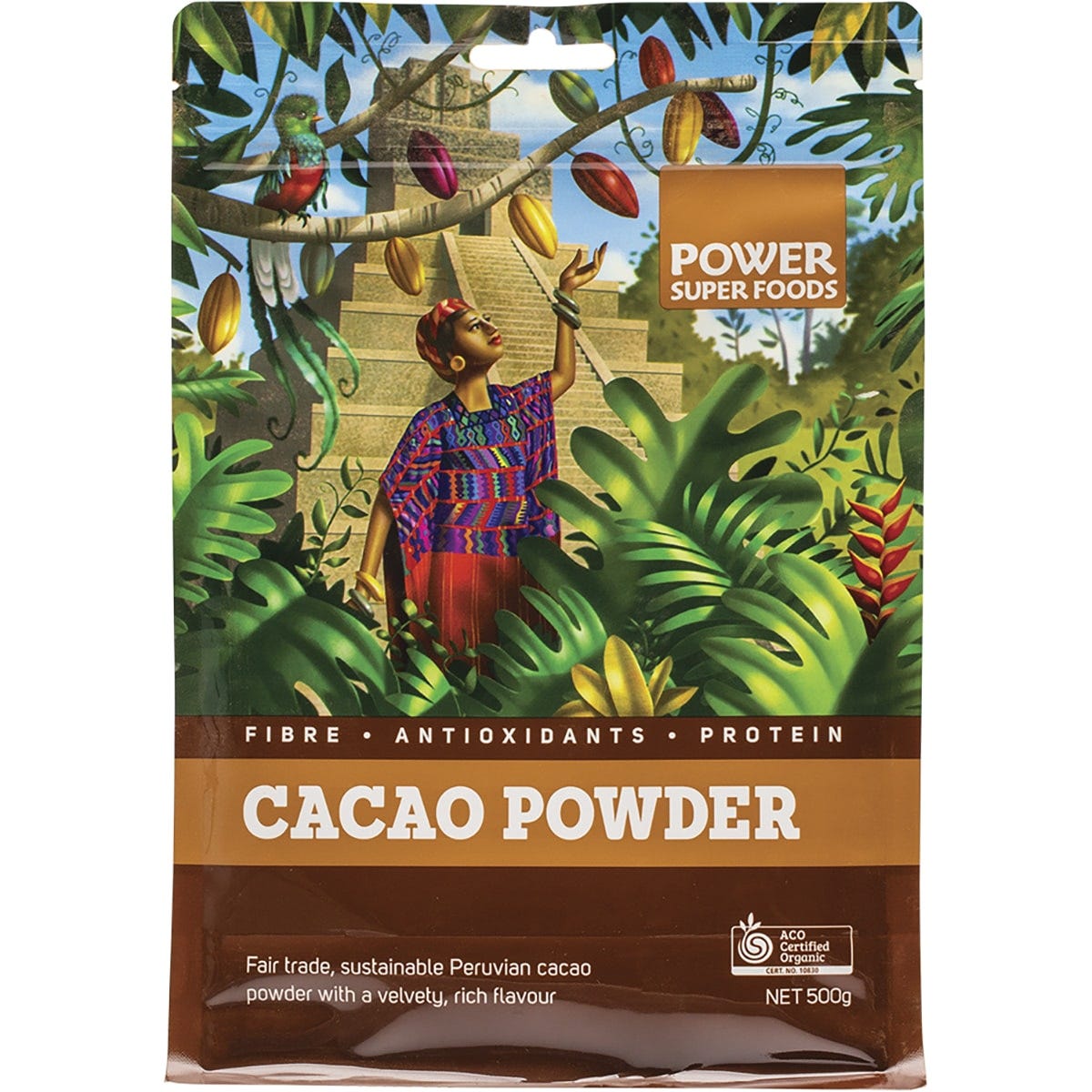 Power Super Foods Cacao Powder The Origin Series 500g