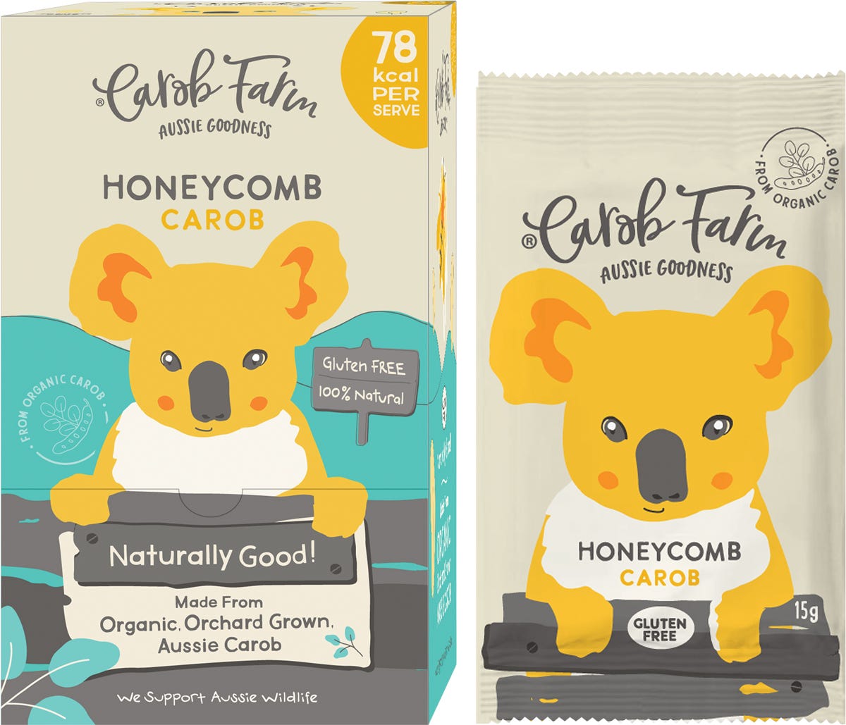 Carob Farm Carob Koala Honeycomb 50x15g