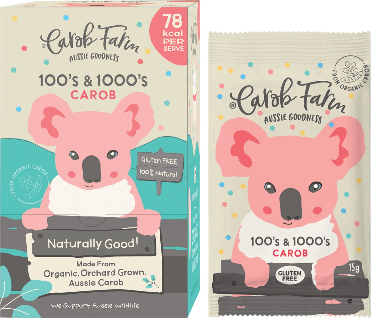 Carob Farm Carob Koala 100's & 1000's 50x15g