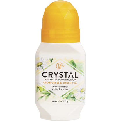 Crystal Roll-On Deodorant Chamomile & Green Tea 66ml