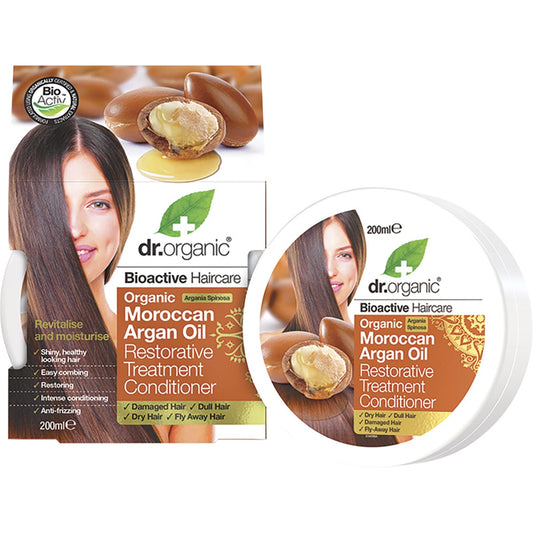 Dr Organic Conditioner Restorative Organic Moroccan Argan Oil 200ml