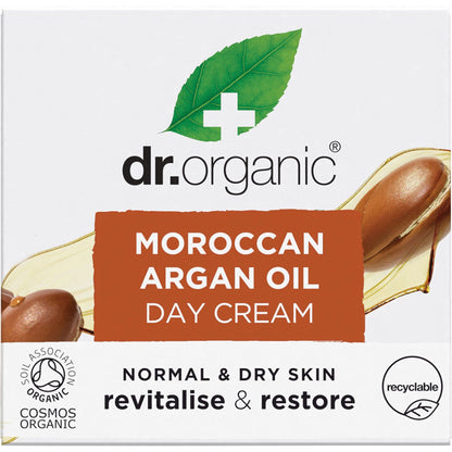 Dr Organic Day Cream Moroccan Argan Oil 50ml