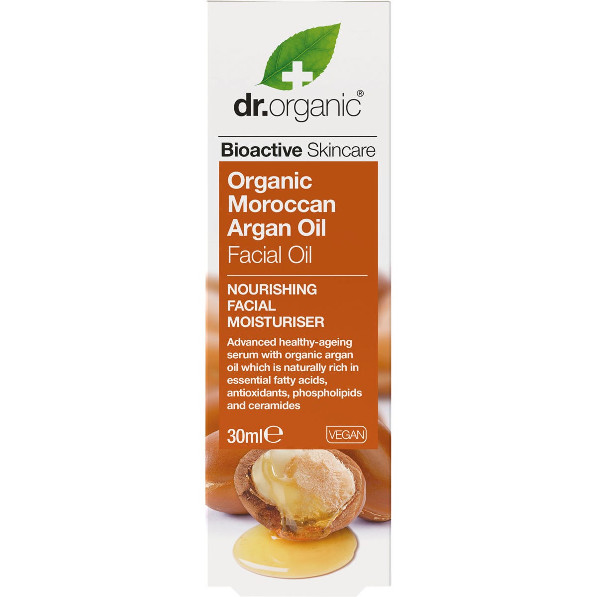 Dr Organic Facial Oil Organic Moroccan Argan Oil 30ml