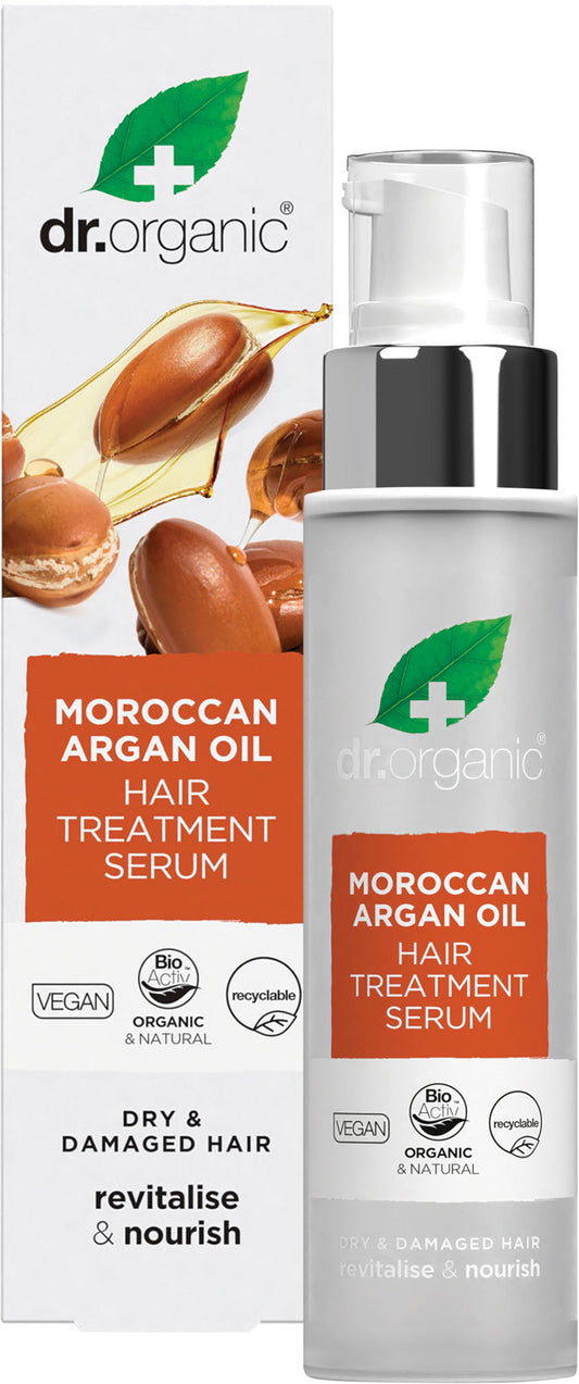 Dr Organic Hair Treatment Serum Moroccan Argan Oil 100ml