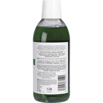 Dr Organic Mouthwash Organic Aloe Vera 500ml