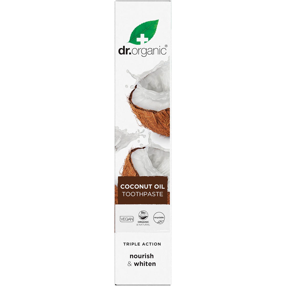 Dr Organic Toothpaste Whitening Coconut Oil 100ml