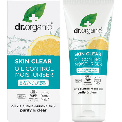 Dr Organic Oil Control Moisturiser Skin Clear 50ml