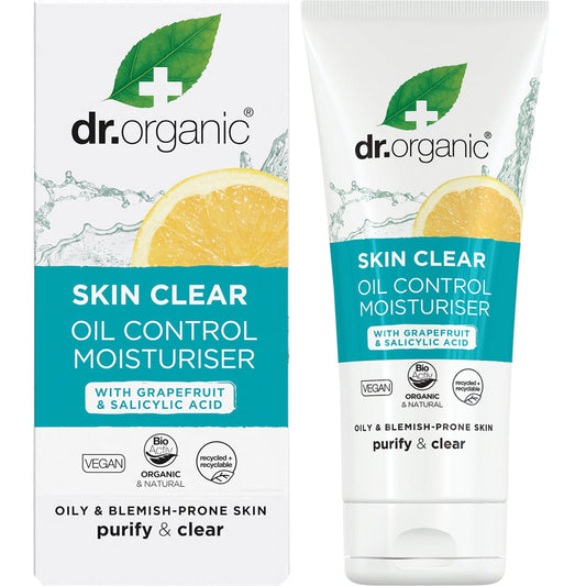 Dr Organic Oil Control Moisturiser Skin Clear 50ml