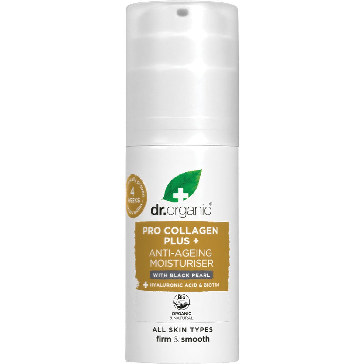 Dr Organic Pro Collagen Plus+ Anti Aging Moisturiser Black Pearl 50ml