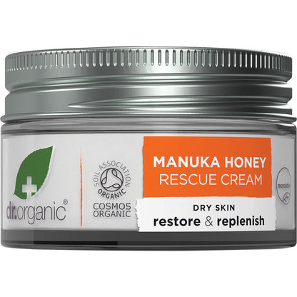 Dr Organic Rescue Cream Manuka Honey 50ml