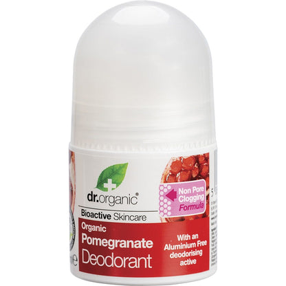 Dr Organic Roll-On Deodorant Organic Pomegranate 50ml