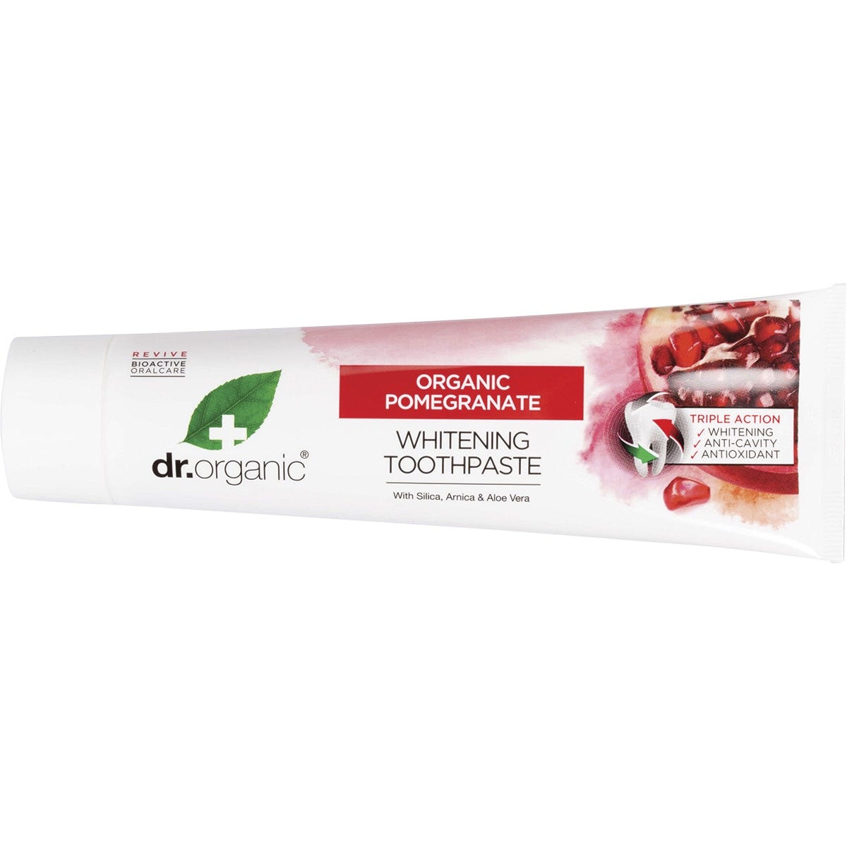 Dr Organic Toothpaste Whitening Organic Pomegranate 100ml