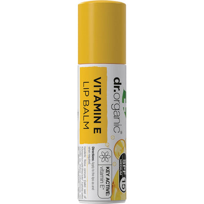 Dr Organic Lip Balm SPF 15 Vitamin E 5.7ml