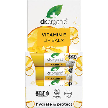 Dr Organic Lip Balm SPF 15 Vitamin E 5.7ml