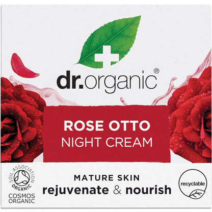 Dr Organic Night Cream Rose Otto 50ml