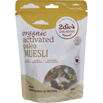 2die4 Live Foods Organic Activated Paleo Muesli 300g