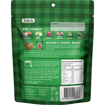 DJ&A Veggie Crisps Original 9x90g