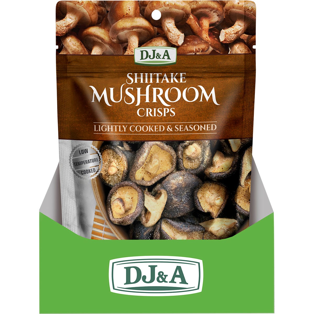 DJ&A Shiitake Mushroom Crisps 12x30g