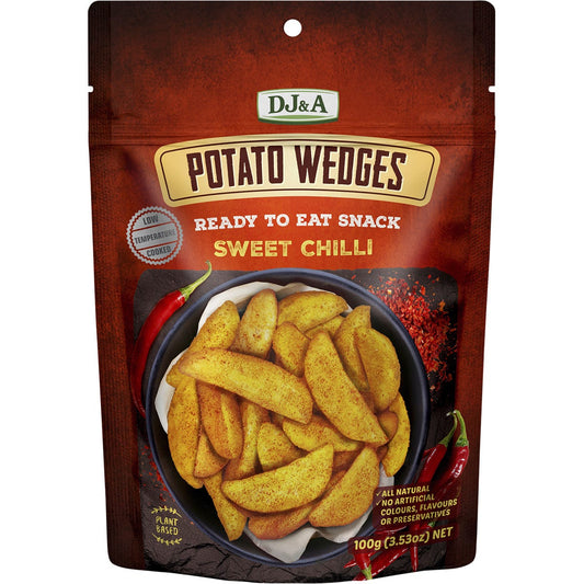 DJ&A Potato Wedges Sweet Chilli 9x100g