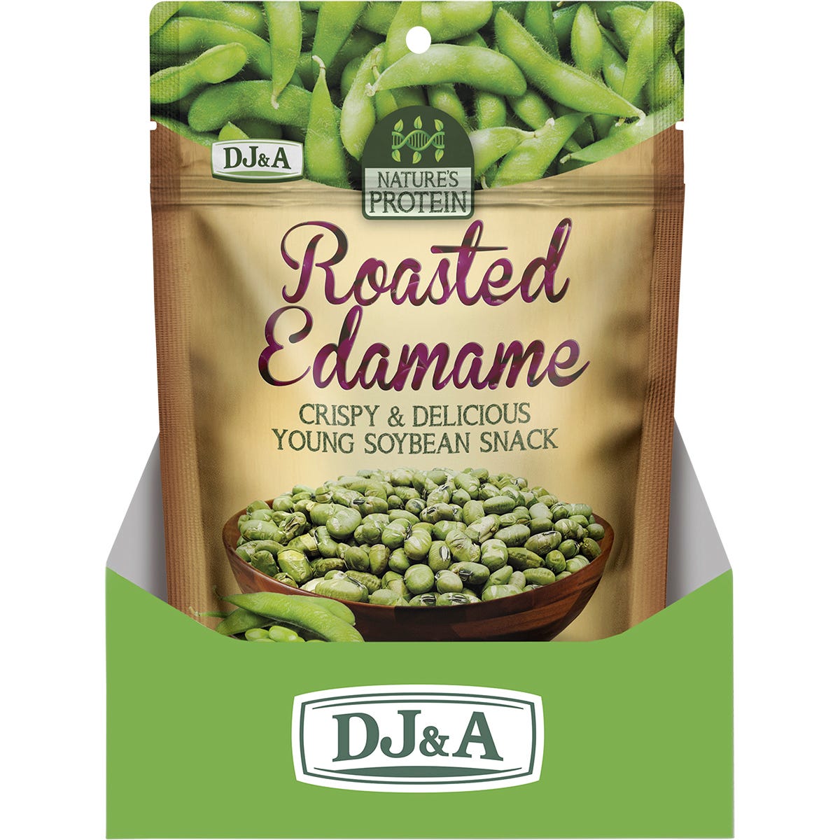 DJ&A Nature's Protein Roasted Edamame