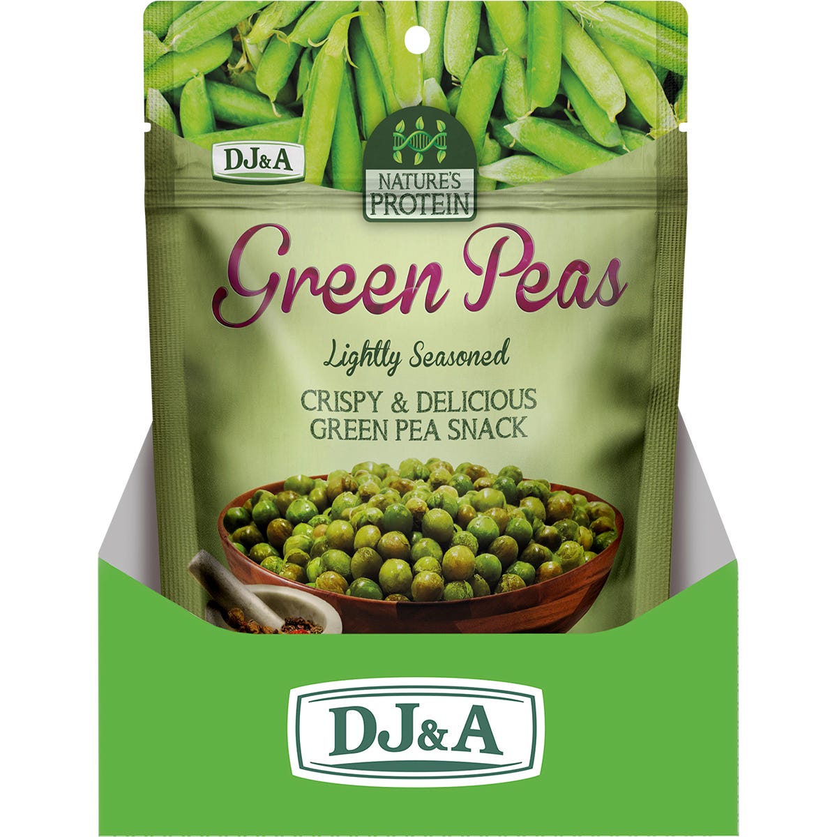 DJ&A Nature's Protein Green Peas 12x75g