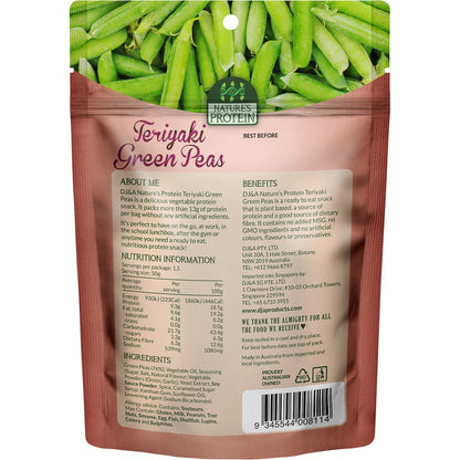 DJ&A Nature's Protein Teriyaki Green Peas 12x75g