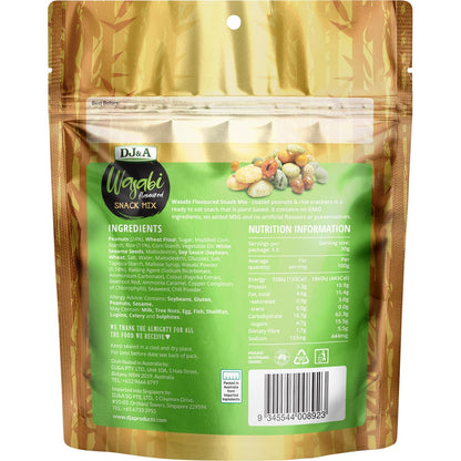 DJ&A Wasabi Flavoured Snack Mix 9x175g