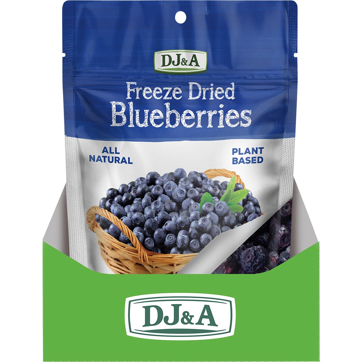 DJ&A Freeze Dried Blueberries 10x25g