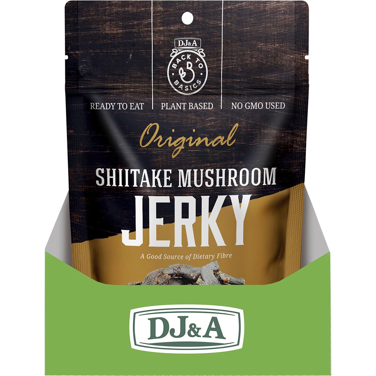 DJ&A Shiitake Mushroom Jerky Original 12x60g