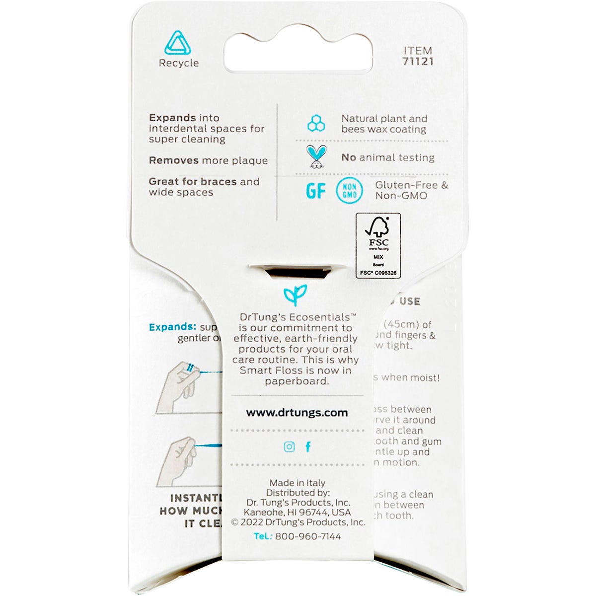 Dr Tung's Smart Dental Floss (Colour May Vary) 27m