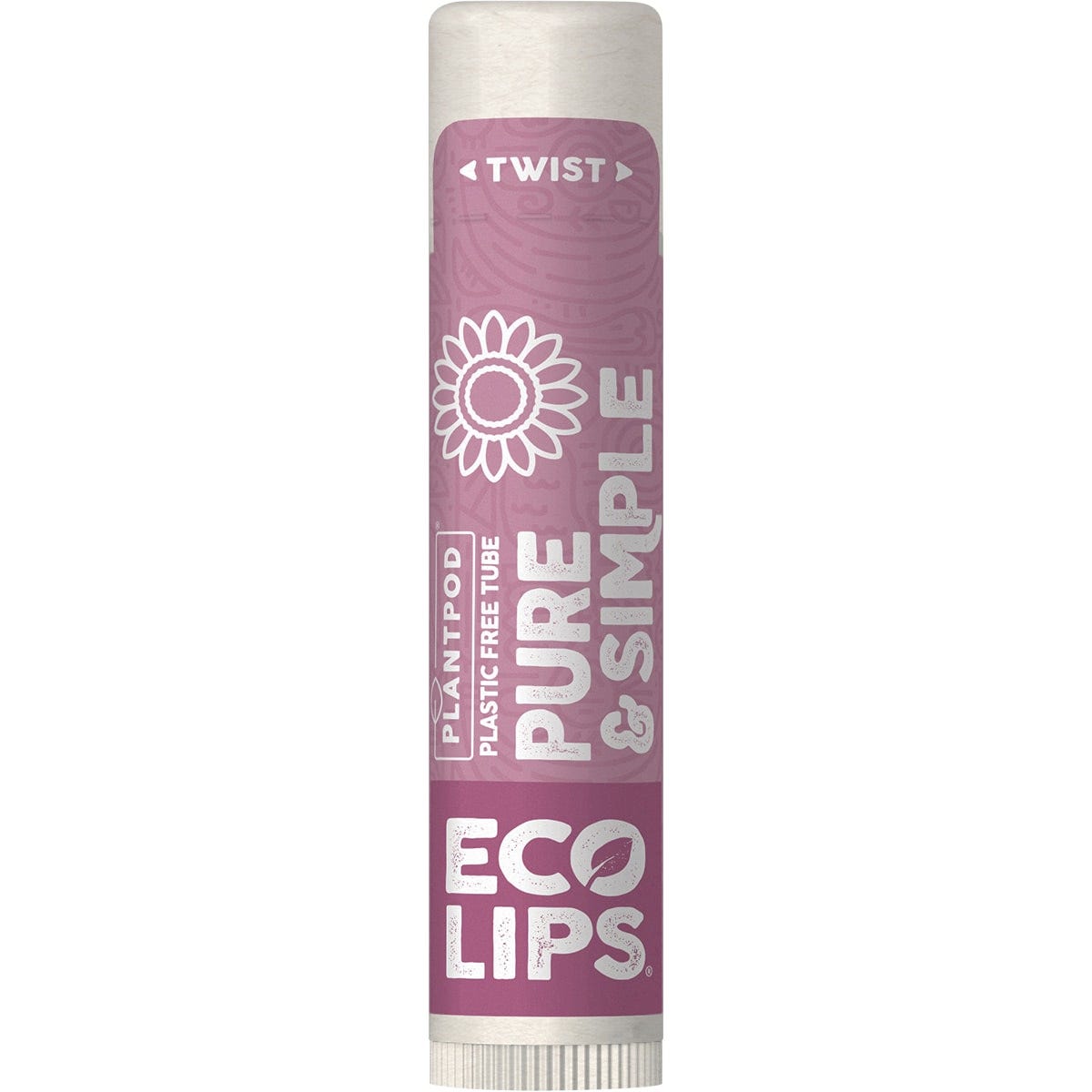 Eco Lips Lip Balm Pure & Simple Raspberry 24x4.25g