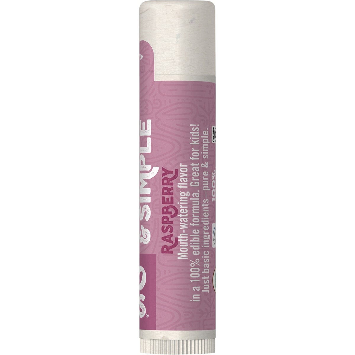 Eco Lips Lip Balm Pure & Simple Raspberry 24x4.25g