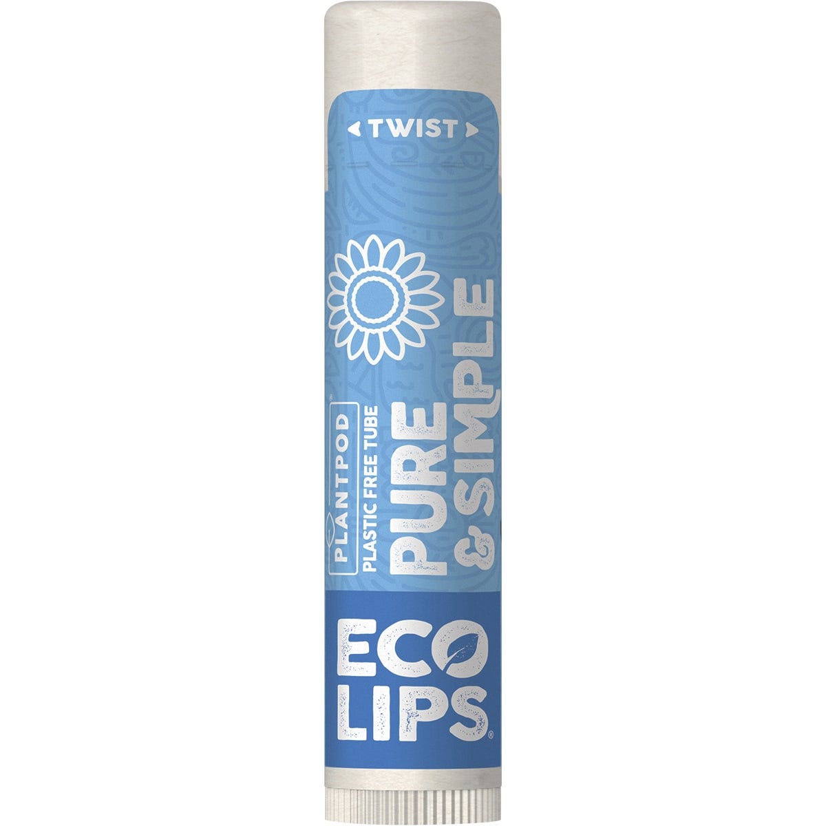 Eco Lips Lip Balm Pure & Simple Vanilla 24x4.25g