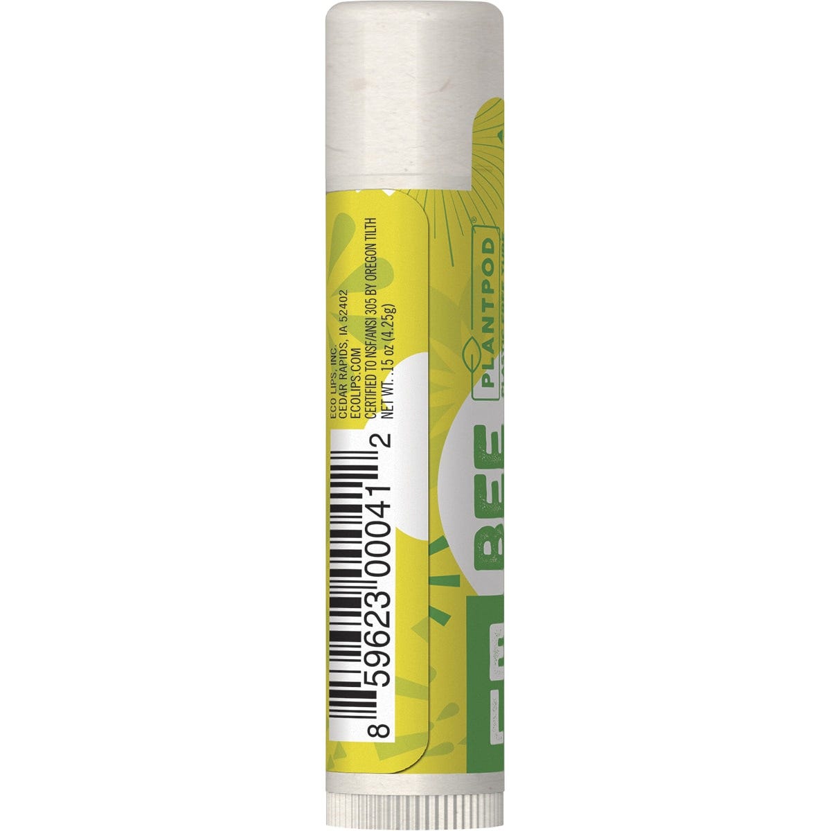 Eco Lips Lip Balm Bee Free Lemon-Lime 24x4.25g