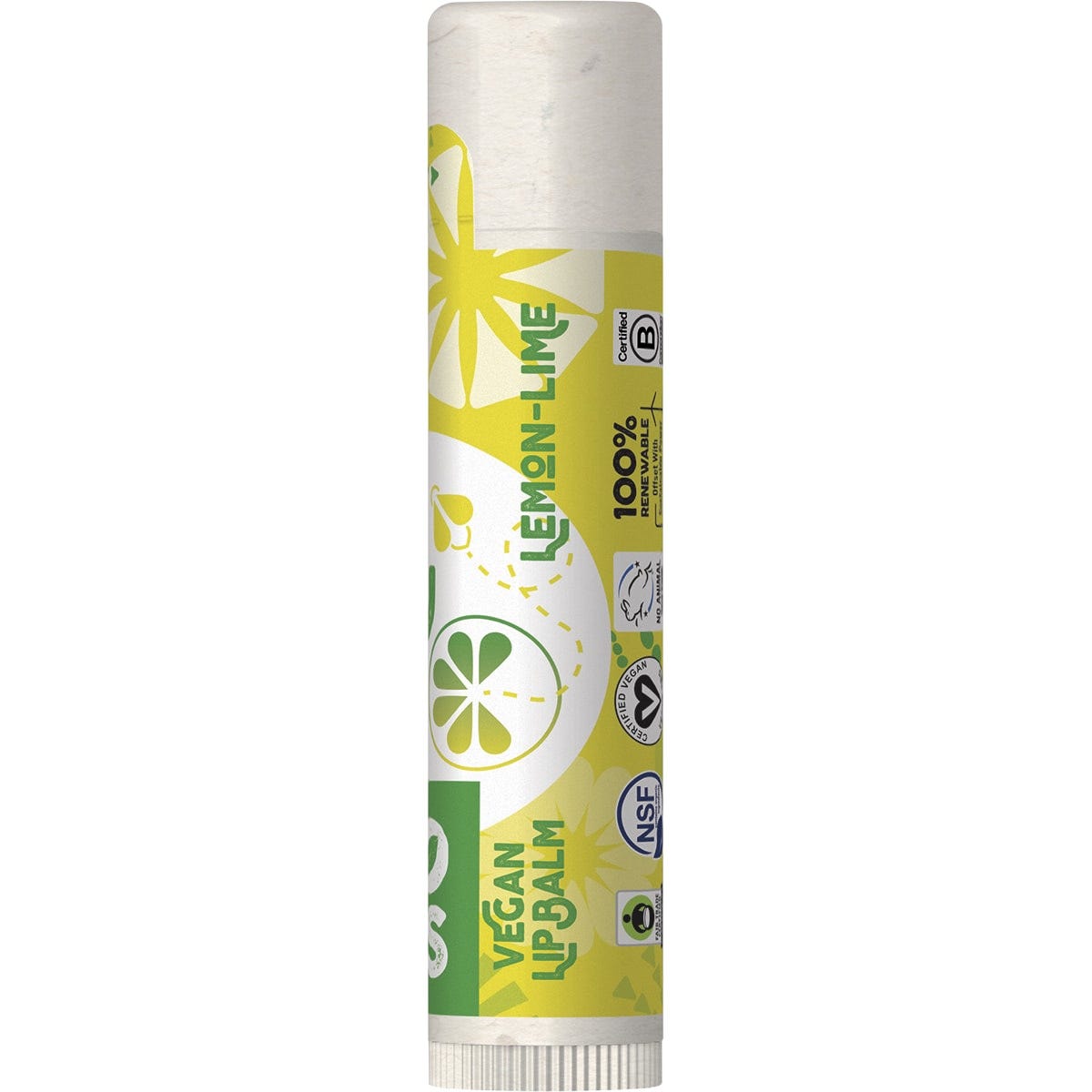 Eco Lips Lip Balm Bee Free Lemon-Lime 24x4.25g