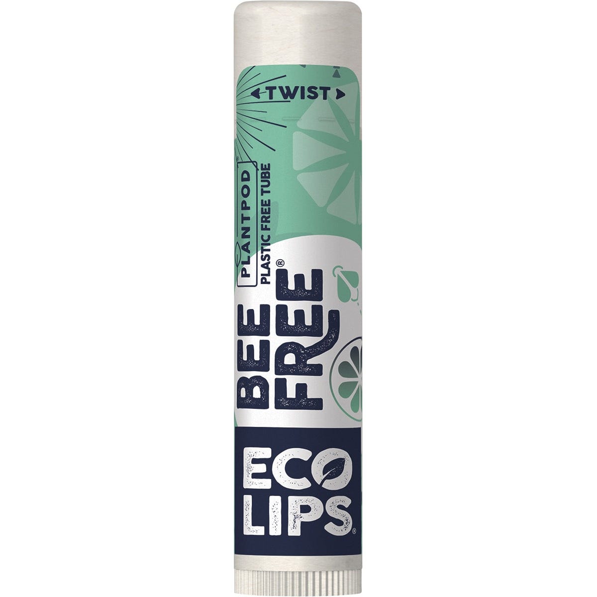 Eco Lips Lip Balm Bee Free Sweet Mint 24x4.25g