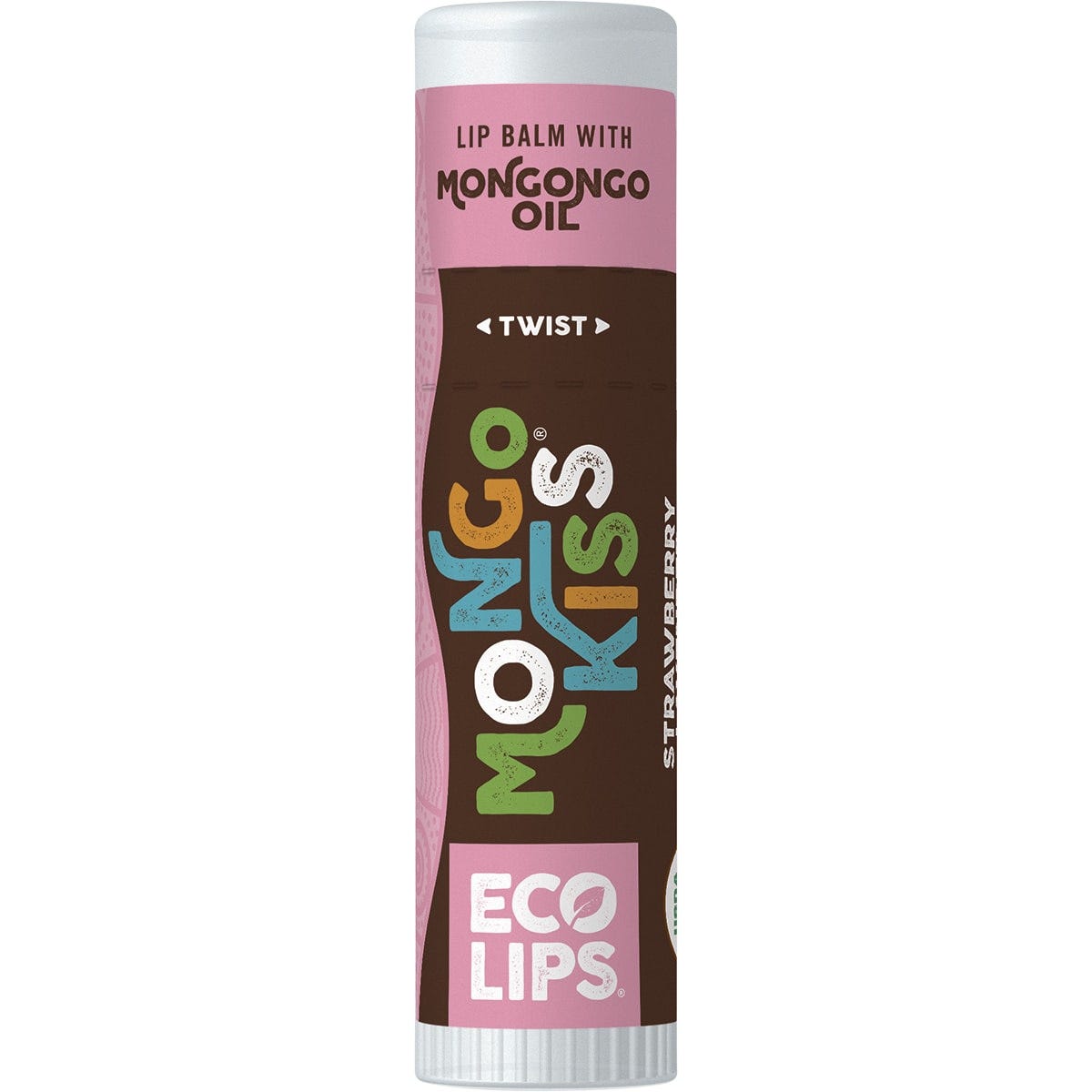 Eco Lips Lip Balm Mongo Kiss Strawberry Lav 15x7g