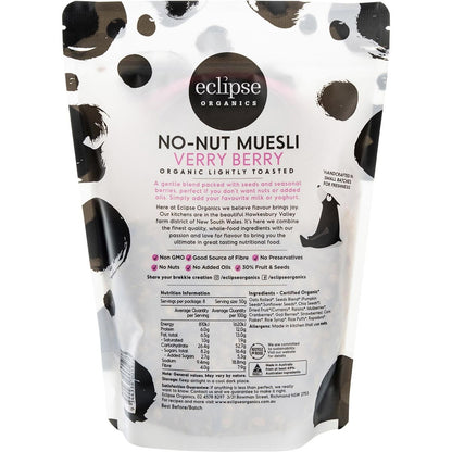 Eclipse Organics Organic Muesli Verry Berry Crunch 410g