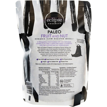 Eclipse Organics Organic Paleo Muesli Fruit and Nut 450g