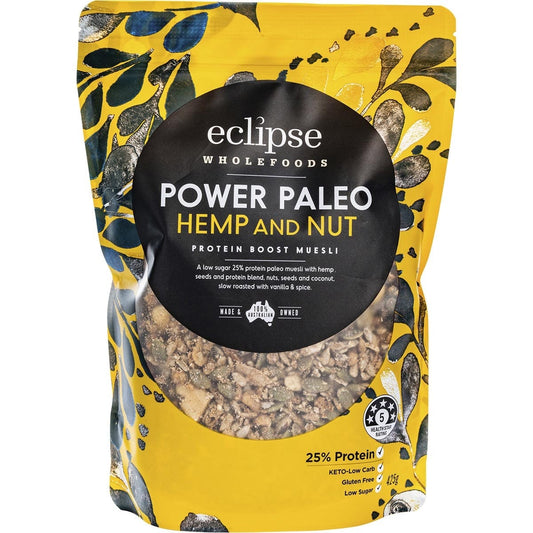 Eclipse Organics Paleo Muesli Hemp & Nut 425g