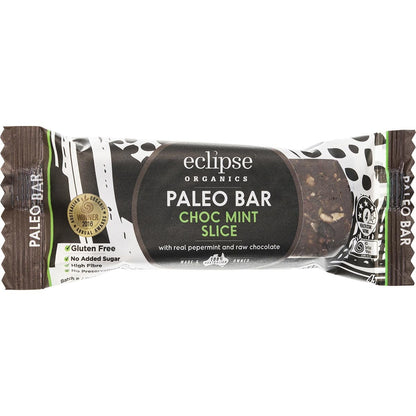 Eclipse Organics Raw Paleo Bar Choc Mint Slice 12x45g