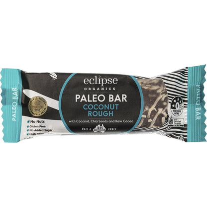 Eclipse Organics Raw Paleo Bar Coconut Rough 12x45g