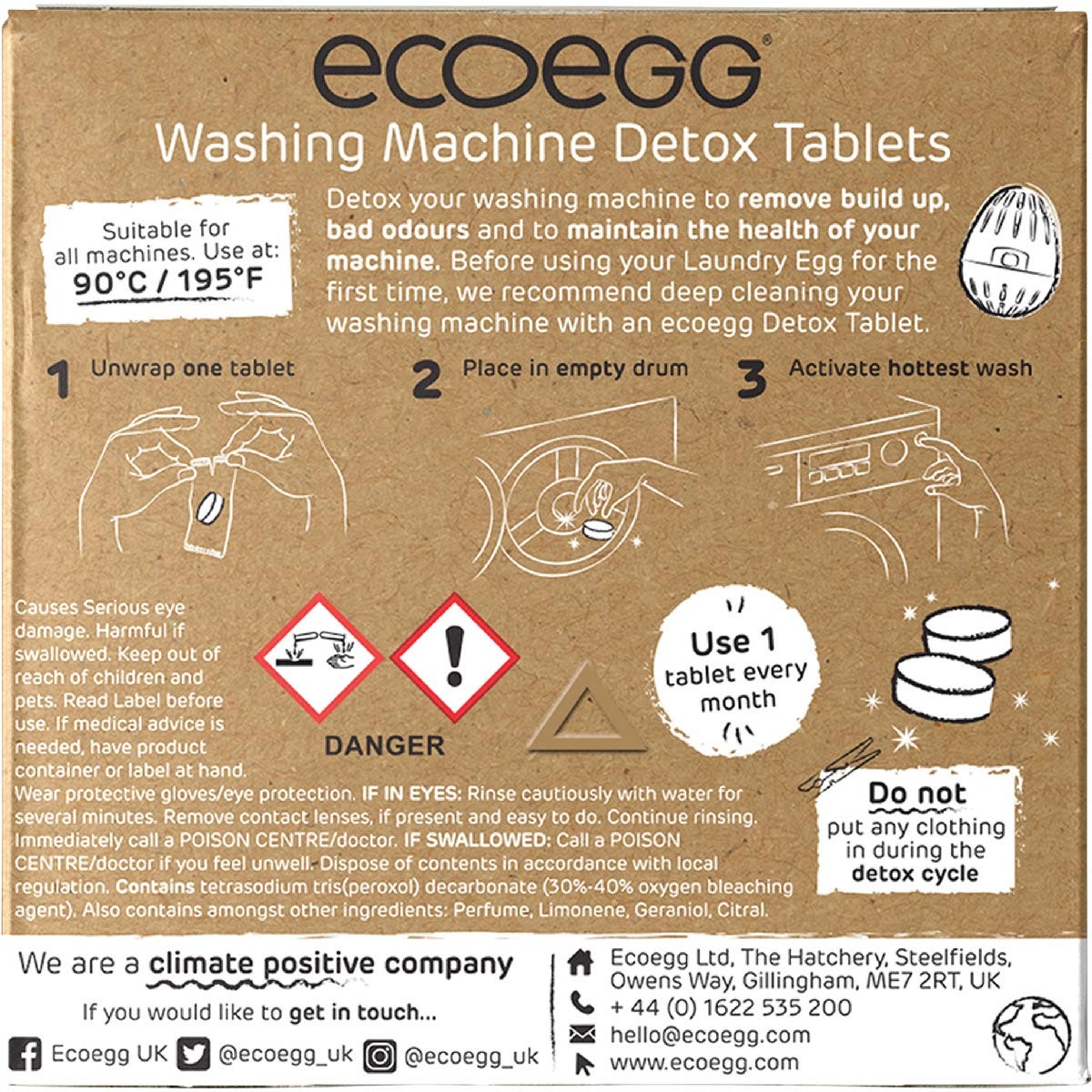 Ecoegg Washing Machine Detox Tablets 6pk