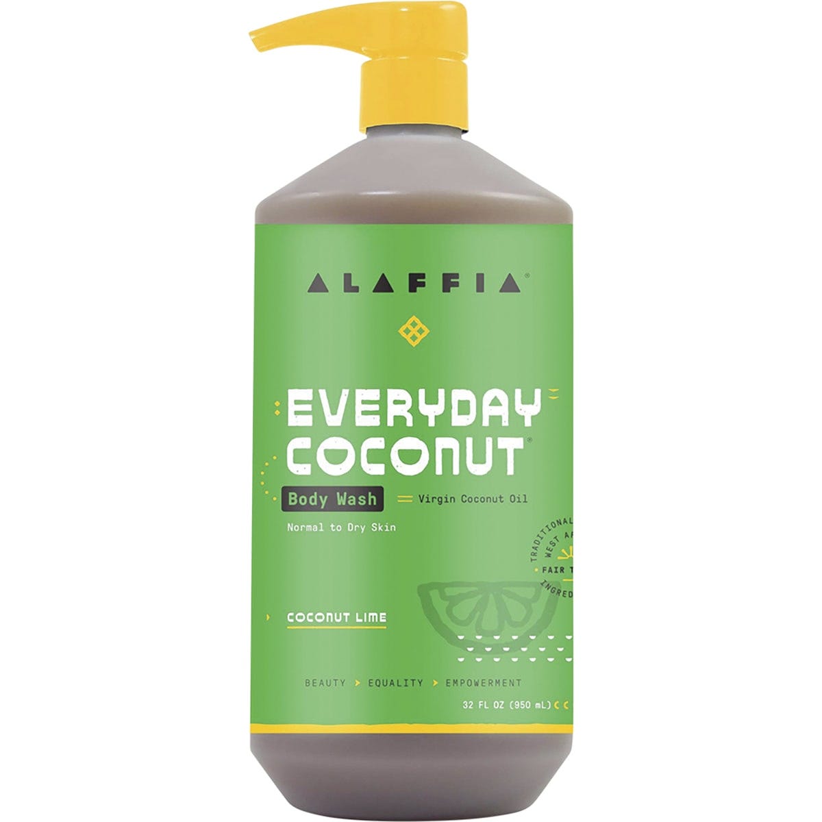 Alaffia Everyday Coconut Body Wash Coconut Lime 950ml