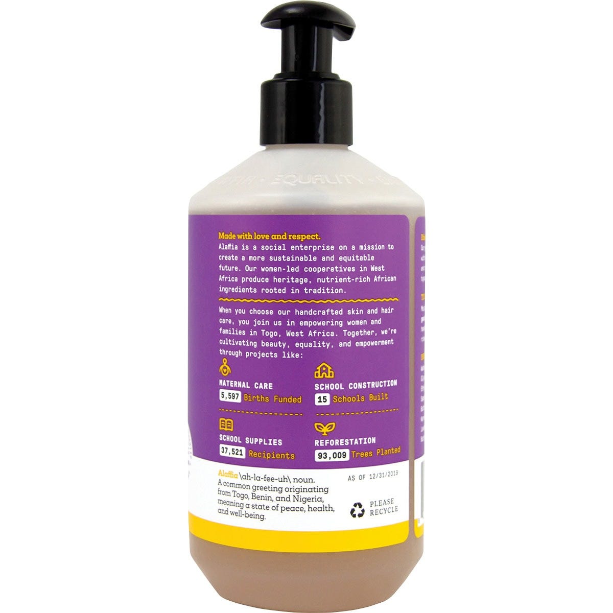 Alaffia Good Soap Hand Soap Lavender 355ml