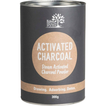 Eden Healthfoods Activated Charcoal Steam Activated Charcoal Powder 300g