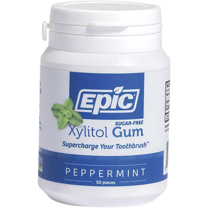 Epic Xylitol Chewing Gum Peppermint 50pcs