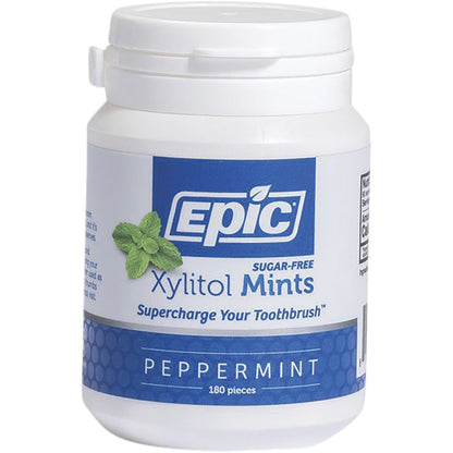 Epic Xylitol Dental Mints Peppermint 180pcs