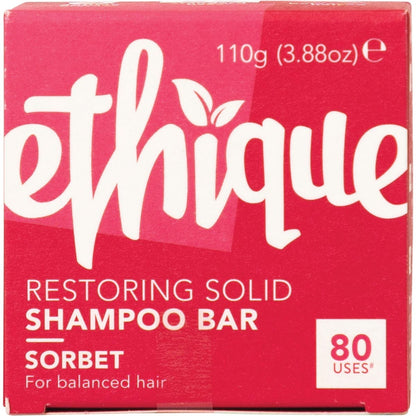 Ethique Solid Shampoo Bar Sorbet Balanced Hair 110g