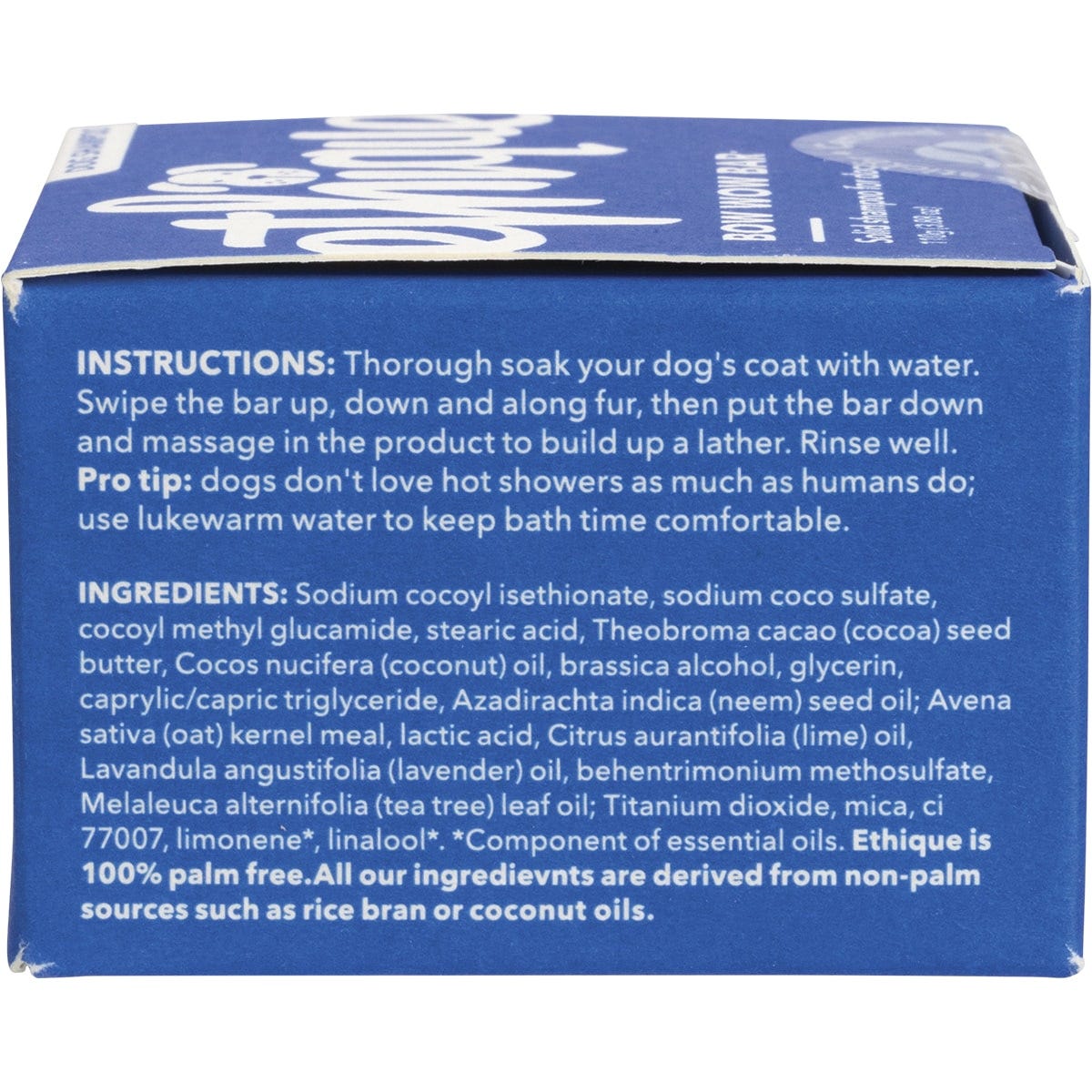 Ethique Dogs Solid Shampoo Bow Wow Bar 110g